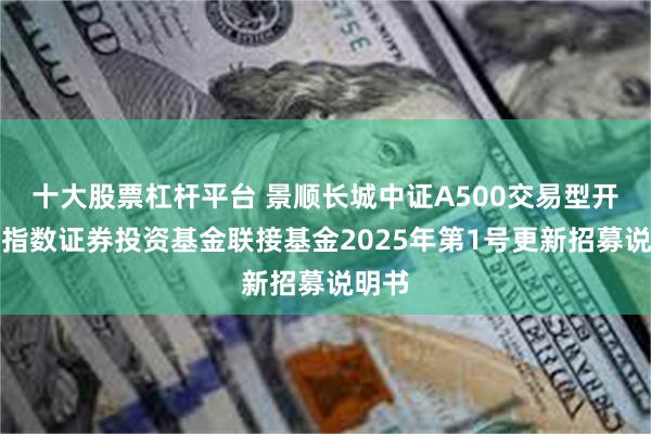 十大股票杠杆平台 景顺长城中证A500交易型开放式指数证券投资基金联接基金2025年第1号更新招募说明书