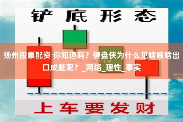 扬州股票配资 你知道吗？键盘侠为什么见啥喷啥出口成脏呢？_网络_理性_事实