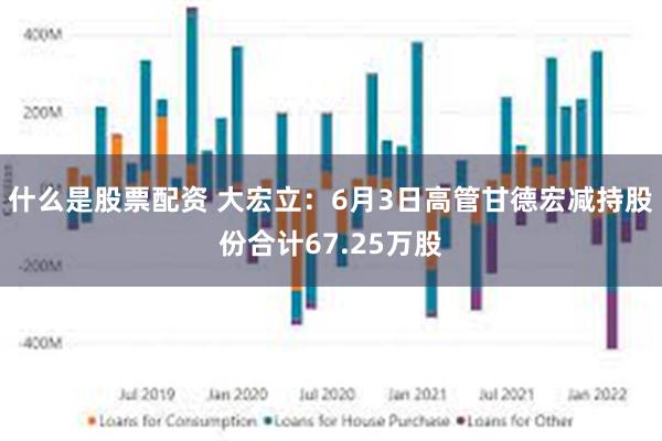 什么是股票配资 大宏立：6月3日高管甘德宏减持股份合计67.25万股