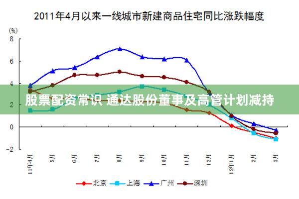 股票配资常识 通达股份董事及高管计划减持