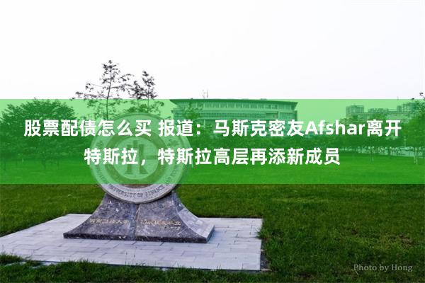股票配债怎么买 报道：马斯克密友Afshar离开特斯拉，特斯拉高层再添新成员