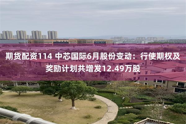 期货配资114 中芯国际6月股份变动：行使期权及奖励计划共增发12.49万股