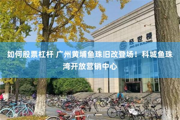 如何股票杠杆 广州黄埔鱼珠旧改登场！科城鱼珠湾开放营销中心
