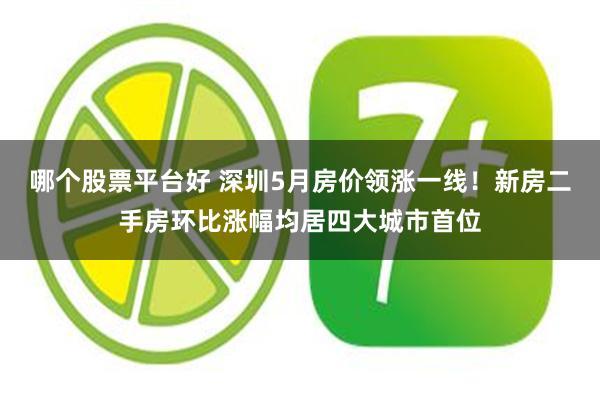 哪个股票平台好 深圳5月房价领涨一线！新房二手房环比涨幅均居四大城市首位