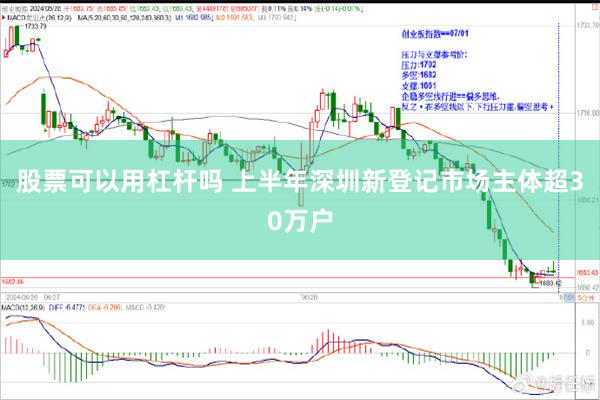 股票可以用杠杆吗 上半年深圳新登记市场主体超30万户